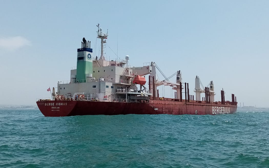 The Berge Rishiri bulk carrier ship.