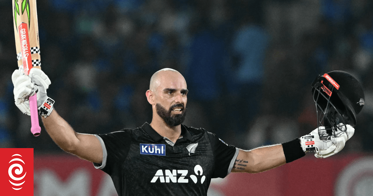 Mitchell hits ton as New Zealand down India to level ODI series