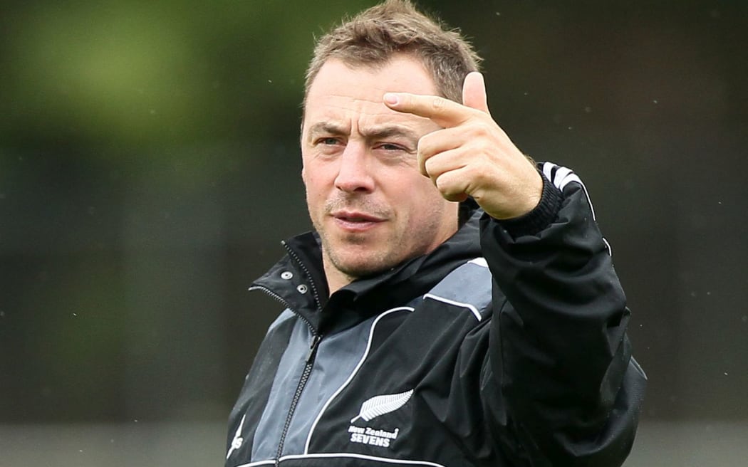 All Black Sevens coach Clark Laidlaw.