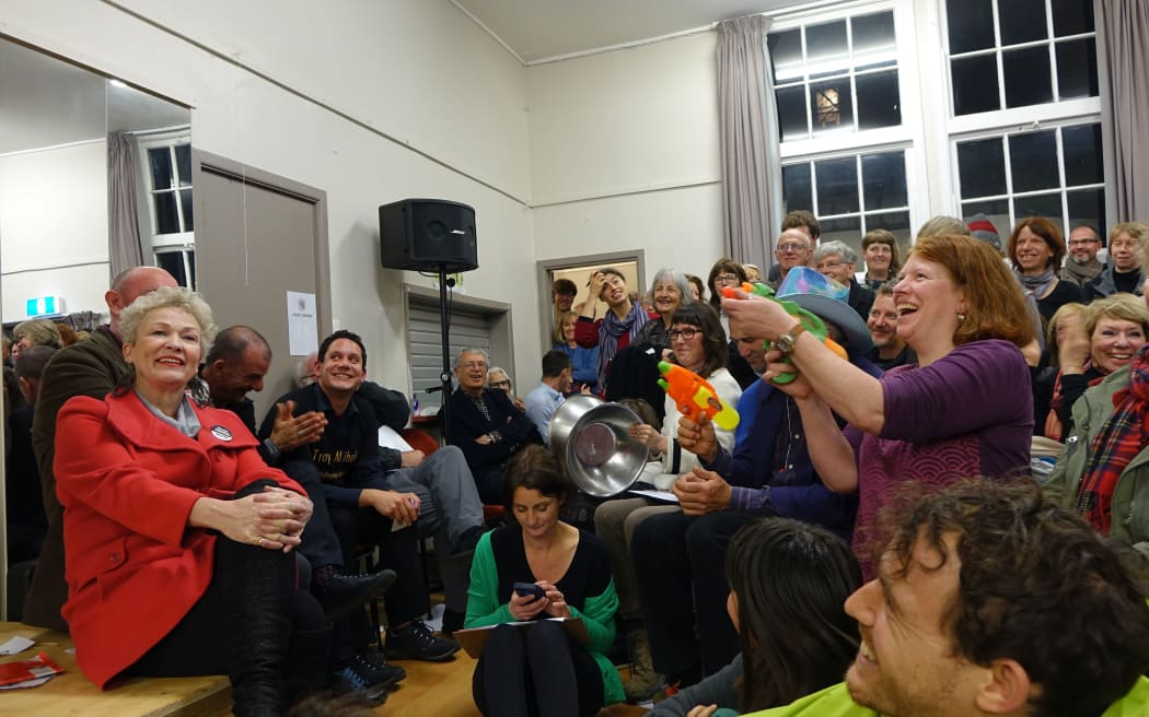 Timekeepers at the Aro Valley meeting had water pistols - and weren't afraid to use them.