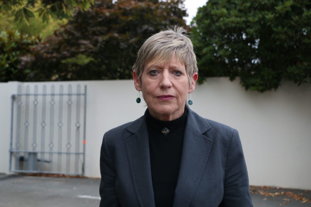 Lianne Dalziel at Al Noor Mosque.