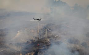 The Port Hills fire on 14 February 2024.