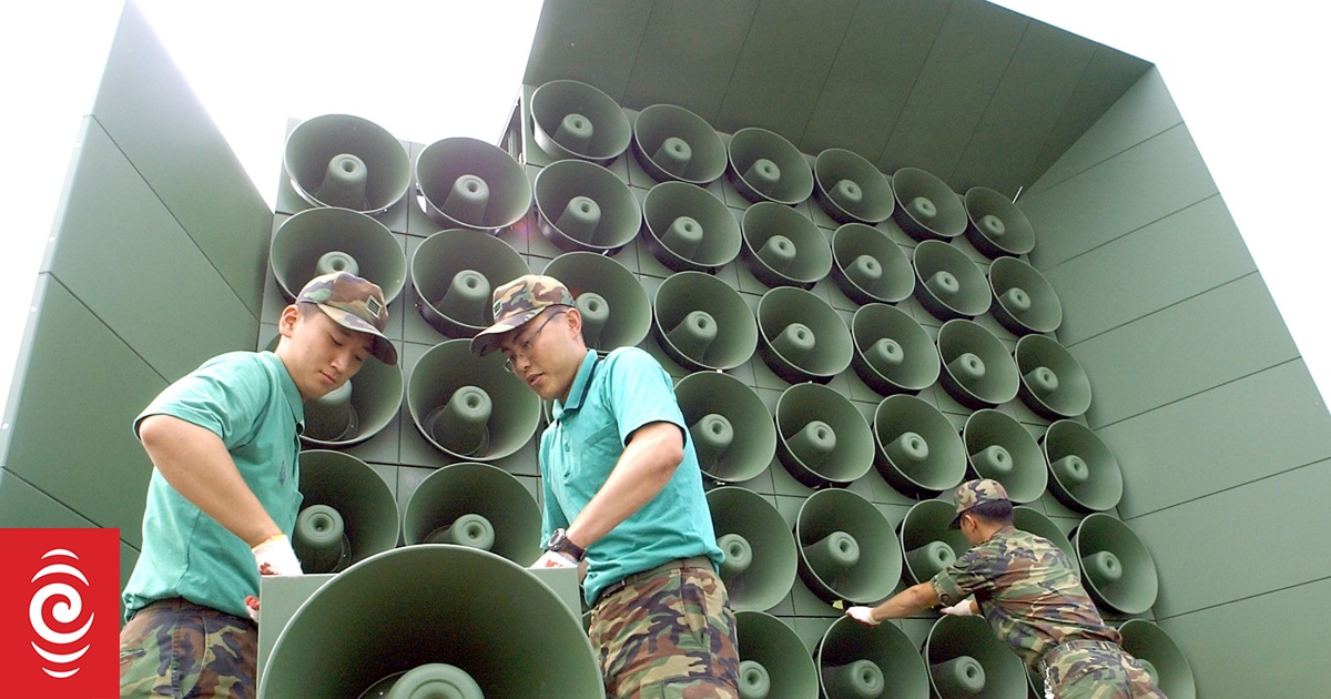 South Korea turns off loudspeaker broadcasts into North | RNZ News