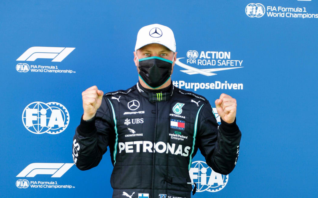 Mercedes F1 driver Valtteri Bottas.
