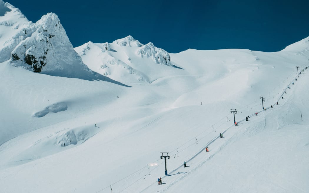 Whakapapa Skifield on Mount Ruapehu.