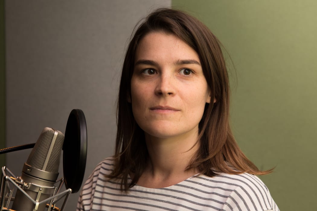 Lydia Cole in the RNZ studio
