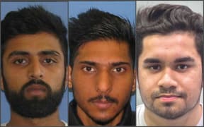 Aucklanders Hitesh Sharma, Manish Khan, and Tushar Prabhakar are being sought by police over a phone scam.