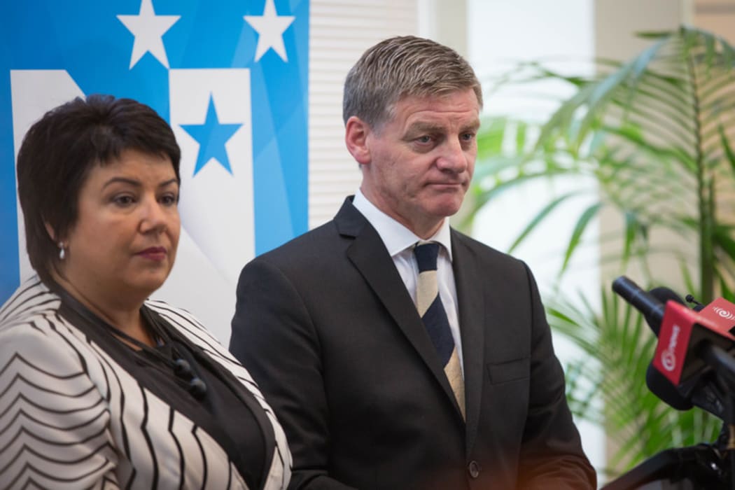 Paula Bennett and Bill English. 2 February 2017.