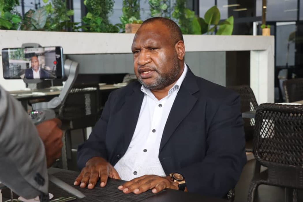 Papua New Guinea prime minister James Marape.