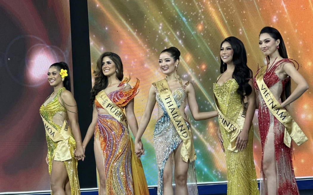 Miss Global 2024 top five.