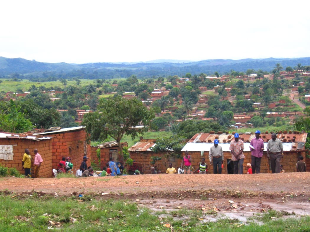 The outskirts of Uige, Angola, where more than a dozen people died in a stadium stampede.