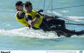 Sailors Blair Tuke, Peter Burling