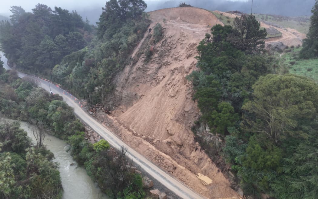 The Northbank Road slip at the 2km mark is expected to cost more than $1 million to fix.