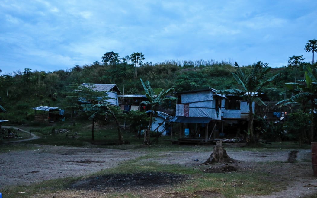 One of the houses created by settlers in April Valley, east of Honiara. About 100 people were resettled here after devastating floods in 2014.