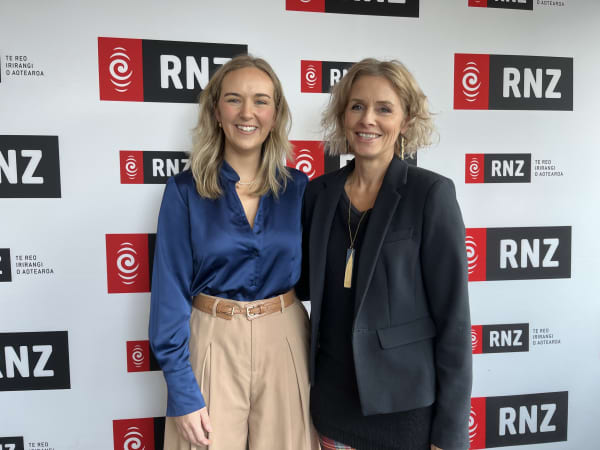 Mental health advocate Grace Curtis and broadcaster Mihingarangi Forbes.