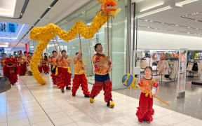 E-PACS Dragon & Lion dance team at Auckland