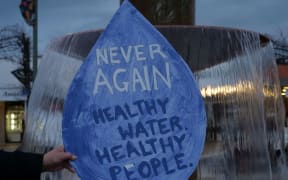 Organisers say the vigil was about raising awareness of safeguarding drinking water.
