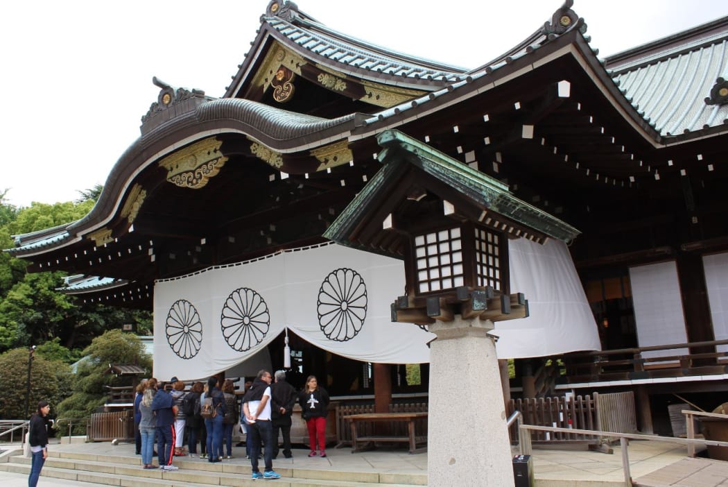 Yasukuni Shrine, a Japanese shrine to those killed in war.