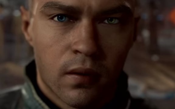A still from the trailer of Detroit: Become Human, a PS4 game
