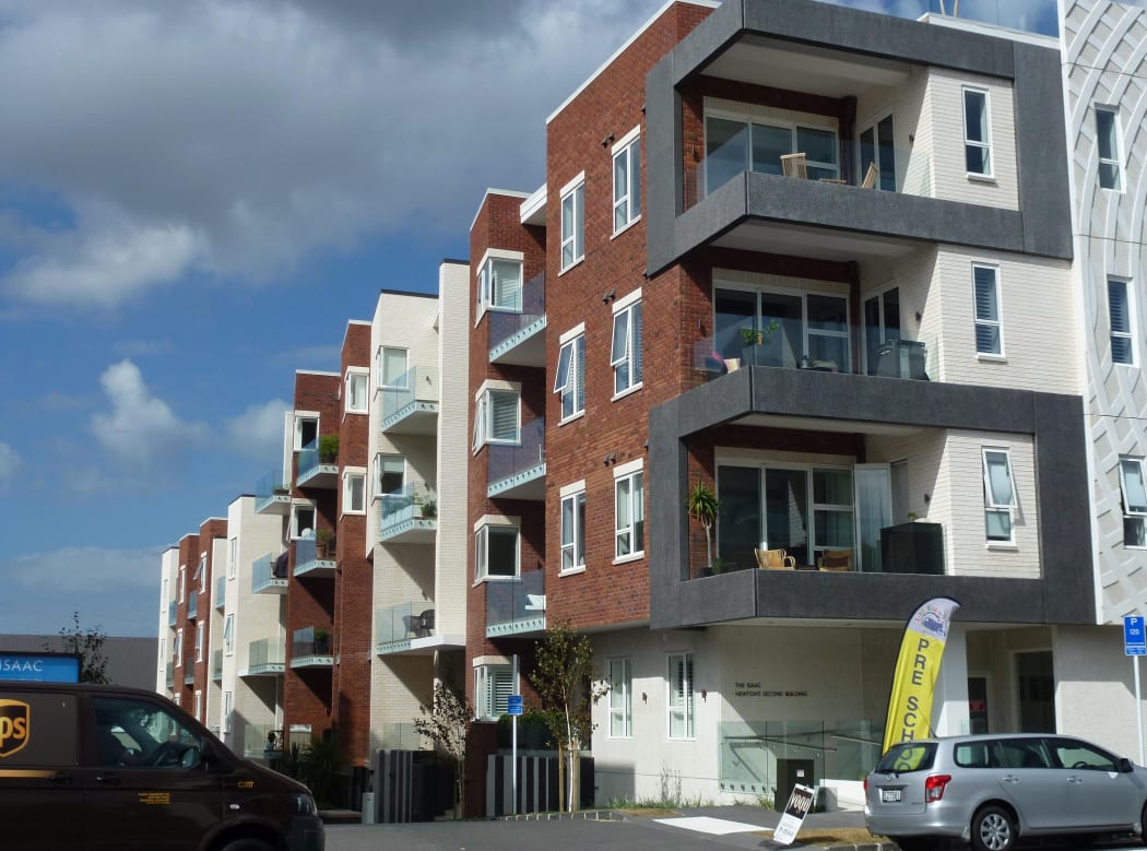 Four-storey blocks such as this one in Grey Lynn will be possible sooner along Great North Road