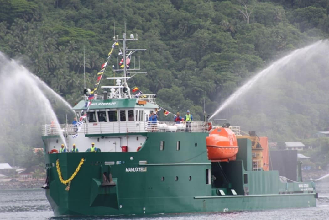 New American Samoa inter island ship MV Manu'atele