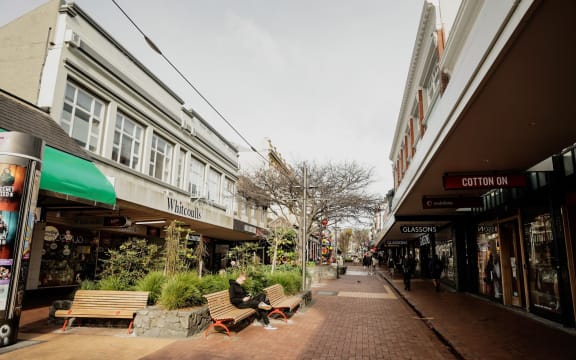Cuba Street - Wellington in alert level 2 on 24 June 2021