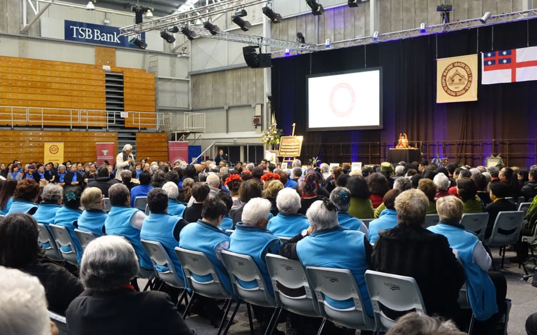 The Māori Women's Welfare League conference in New Plymouth today.