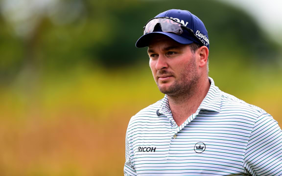 24/07/2020 European Tour 2020, Betfred British Masters hosted by Lee Westwood (UK Swing), Close House GC, Newcastle-upon-Tyne, England, UK. 22-25 July. Ryan  Fox of New Zealand  looks on during the third round