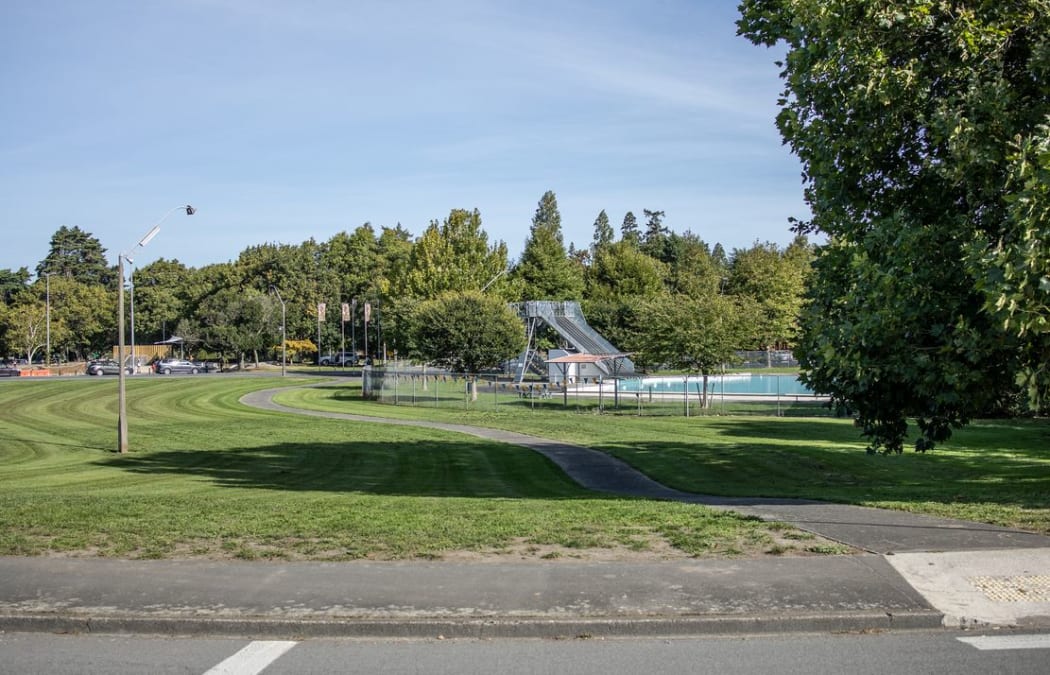 A view of the council-owned recreation centre site, from the northern roundabout.