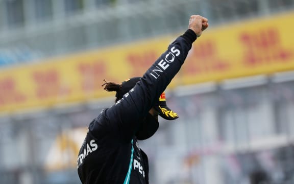 Mercedes' Lewis Hamilton.