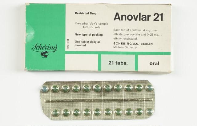 An image of Anovlar 21, the first contraceptive pill available for prescription in New Zealand.