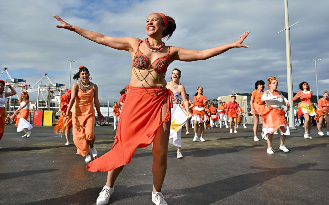 Netherlands fans show their support before the FIFA Women’s World Cup Group E -  USA v Netherlands at Wellington Regional Stadium, Wellington, New Zealand on Thursday 27 July 2023.
Copyright photo: Masanori Udagawa /  www.photosport.nz