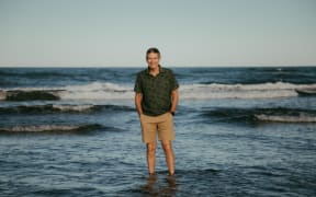 Martin Hawes at the beach