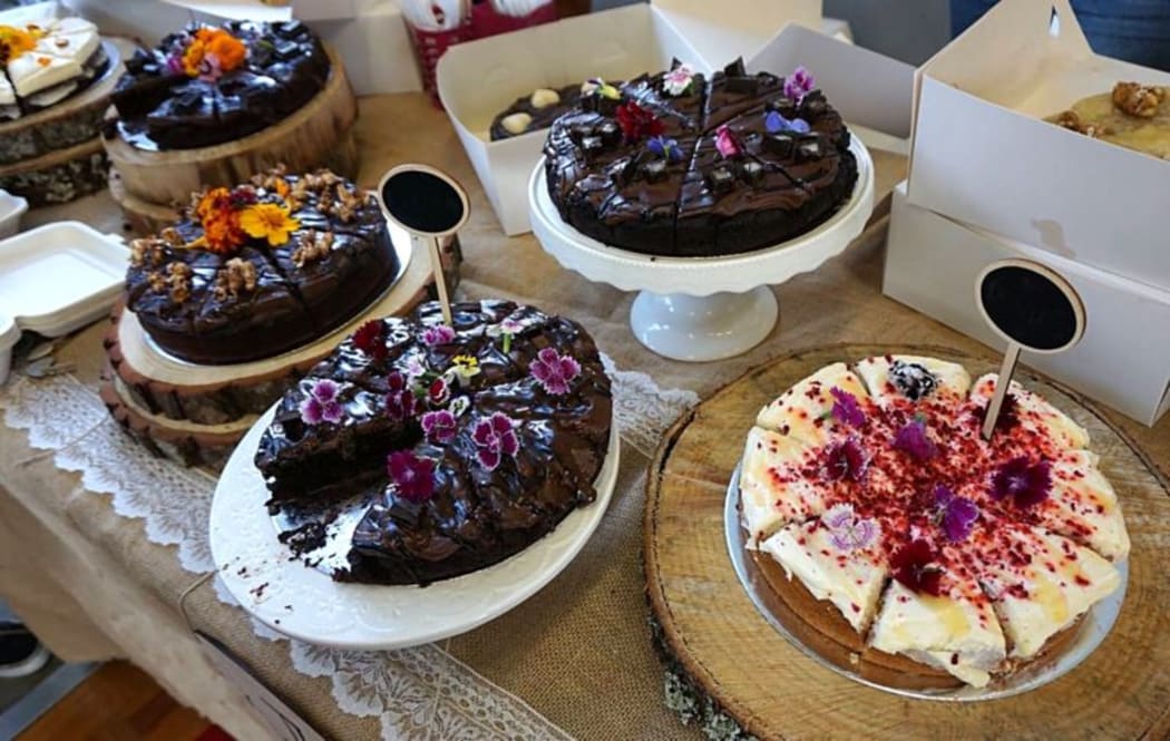 Vegan cakes sold out in minutes.