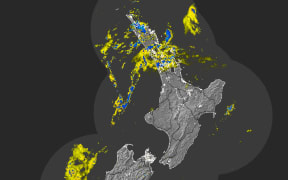 Weather over New Zealand as of 9am on 16 June, 2023.