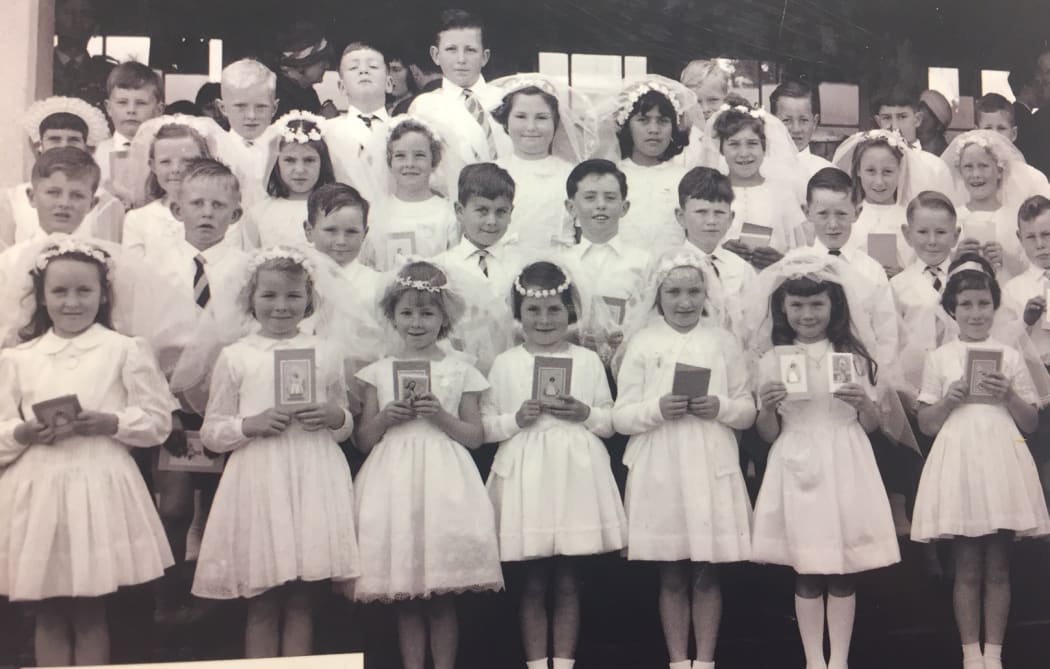 First communion at Our Lady of Lourdes Church in Palmerston North