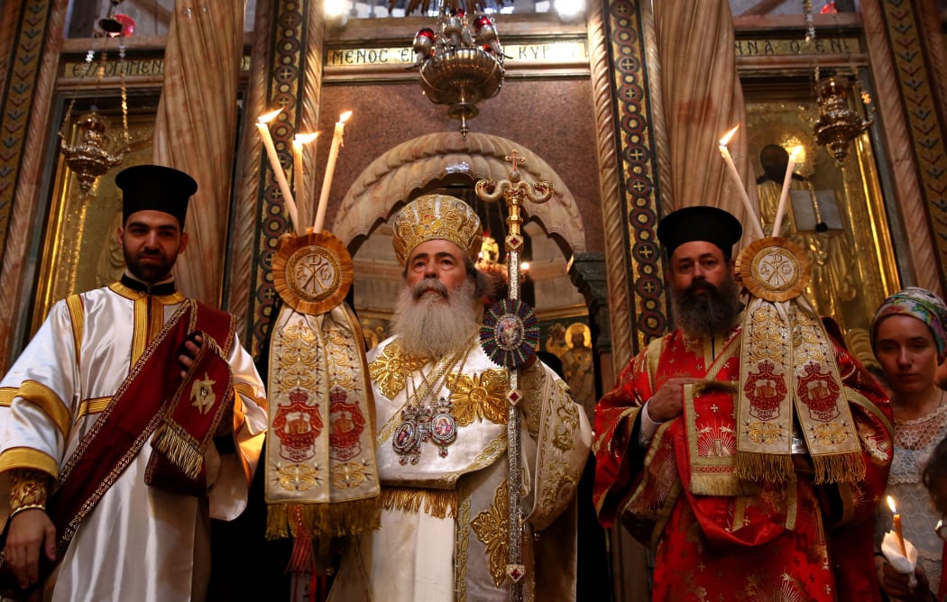Restorations have begun on the ancient tomb in Jerusalem where Christians believe Jesus was buried - the most extensive works in more than two hundred years.