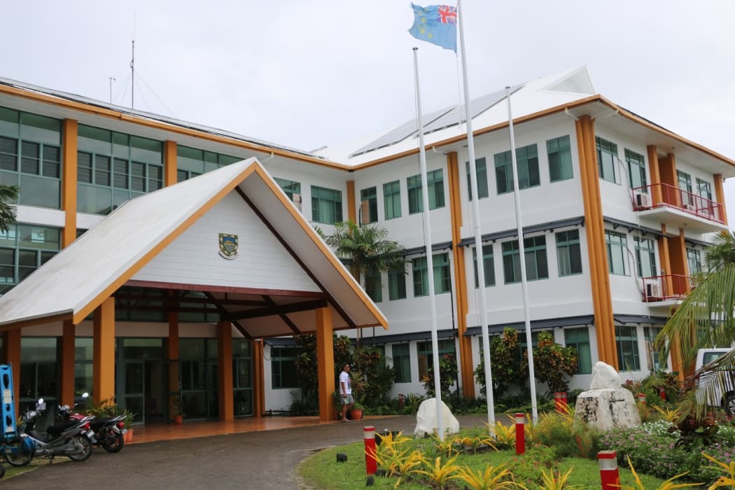 The Tuvalu government building in Funafuti.