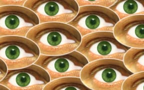 Staring eyes