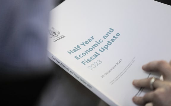 Finance Minister Nicola Willis announced the government's "mini-Budget" on 20 December 2023.