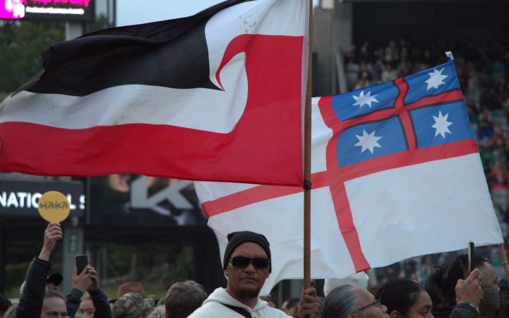 Participants at the world record attempt for largest haka.