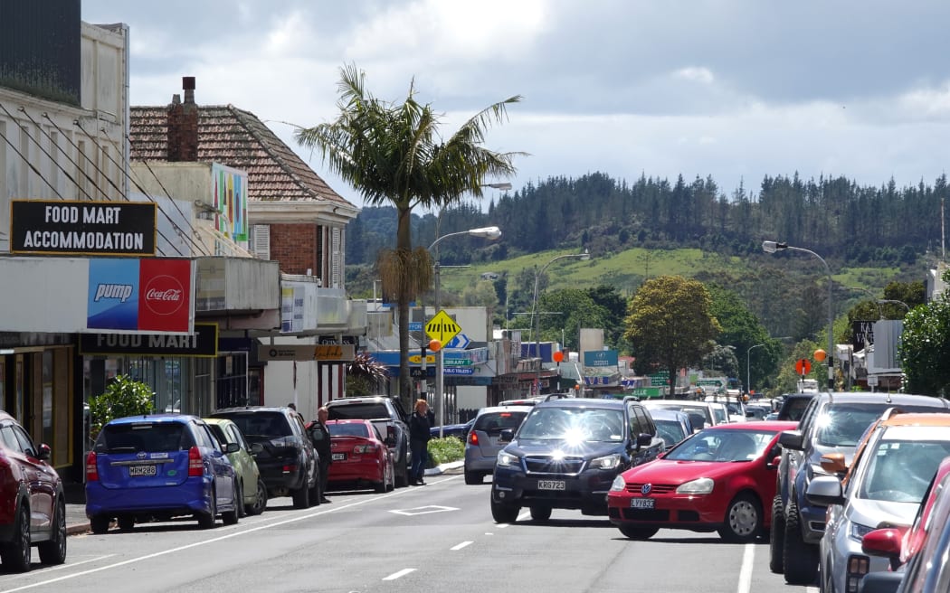 Kaikohe's main street, Broadway.