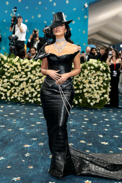 Kim Kardashian attends the 2025 Met Gala Celebrating "Superfine: Tailoring Black Style" at Metropolitan Museum of Art on May 05, 2025 in New York City.