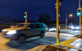 New traffic-light-controlled pedestrian crossing in Taranaki.