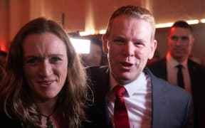 Chris Hipkins and Toni Grace