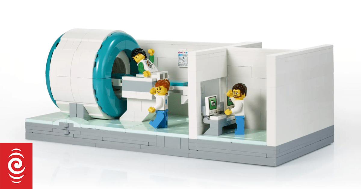 LEGO pros building mini hospital equipment to ease young patients' fears