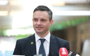 James Shaw speaks the day after the election 24 September 2017