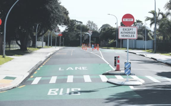 One end of Links Ave in Mount Maunganui has been closed to vehicles to improve safety on the street.