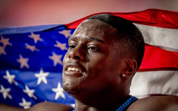 American sprinter Christian Coleman.