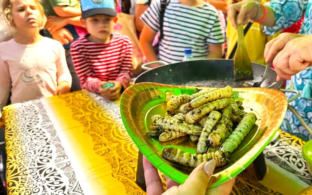 New Caledonia’s white worms eating celebrations in Farino – PHOTO RRB